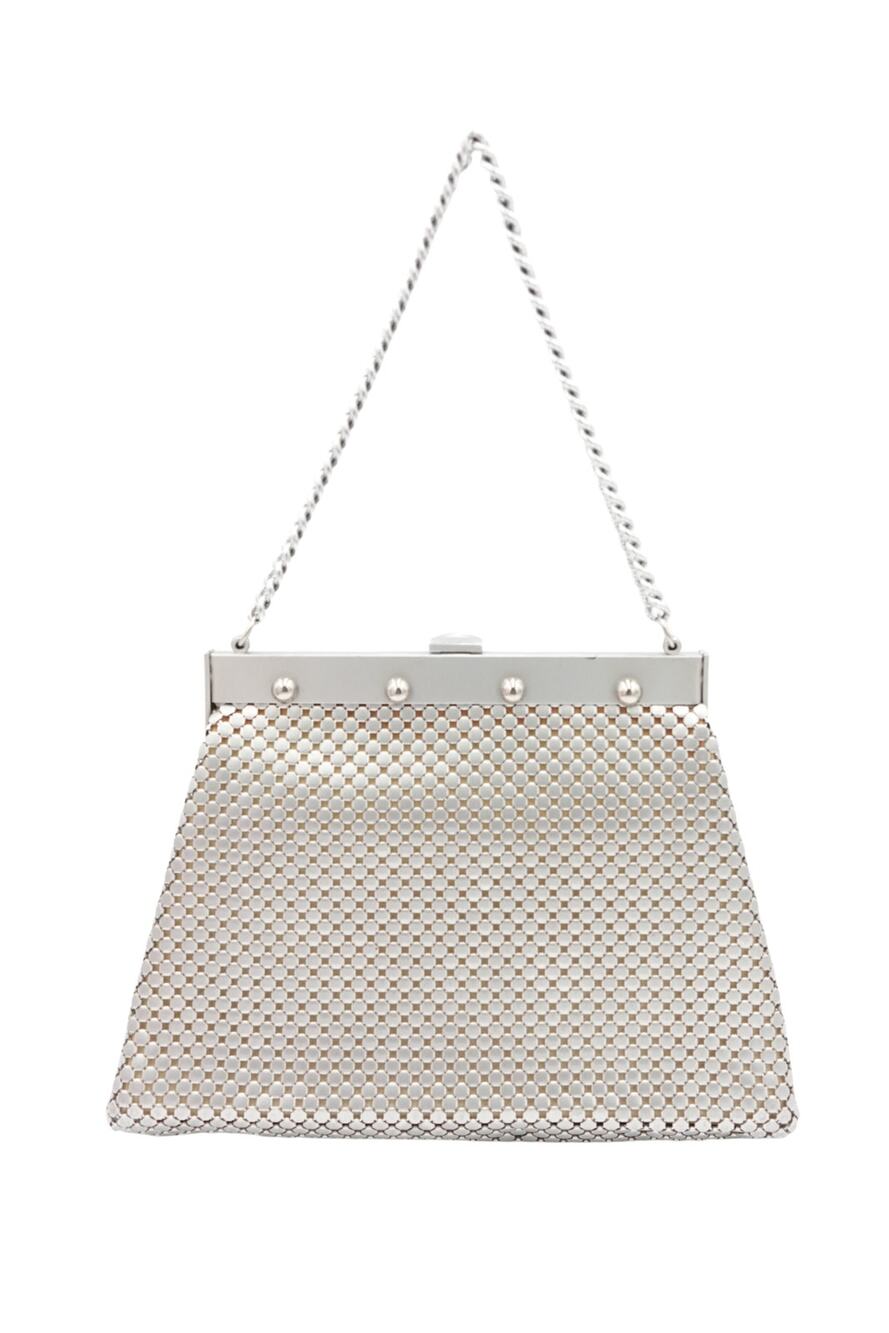 Whiting & Davis Silver Mesh Evening Bag with Chain Handle